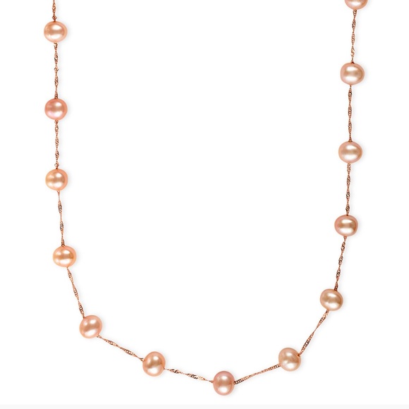 New Effy cultured freshwater pearl necklace 14k gold birthday 🎁 mom fine jewelry - Picture 3 of 4